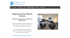 Desktop Screenshot of angleseariverbeachhouse.com